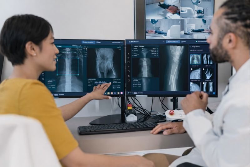 Clinicians reviewing imaging results (placeholder)